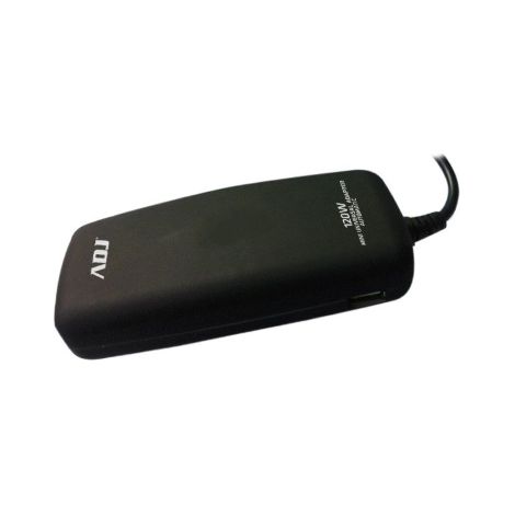 Alimentatore Notebook 120W Mini Bk 8 Conn 3Pin Auto Con Porta Usb Adj (1/4)