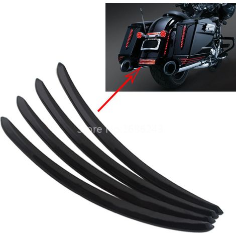 Convient pour les bandes décoratives de garde-boue arrière des motos Harley-Davidson Grand Glide, Street et Glide King modifiées. (1/5)