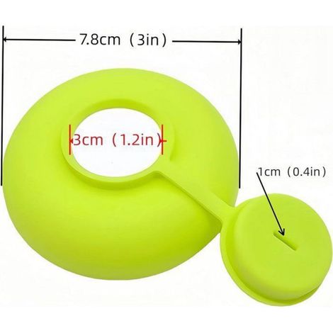 Supports anti-gouttes silicone, set de 4 (7.8x7.8cm) réutilisables, 4 couleurs, pour boissons (1/5)