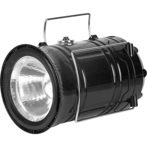 Lampe Strend Pro Camping CL102, LED, 80 lm, 1200 mAh, Flammeneffekt, Campinglaterne, Solarladung, USB-Ausgang (1/5)
