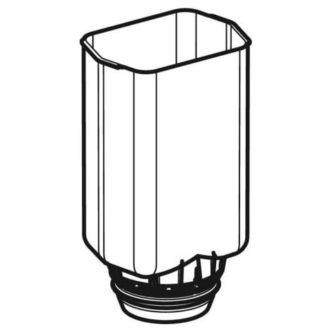 Godet pour réduction du volume de chasse Geberit, pour réservoirs à encastrer Sigma et Alpha 8 cm (1/2)