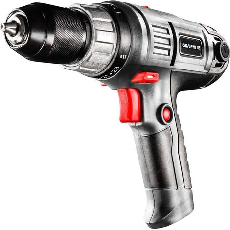 Graphite Bohrmaschine 250W, 10mm Bohrfutter ohne Schlüssel (1/5)