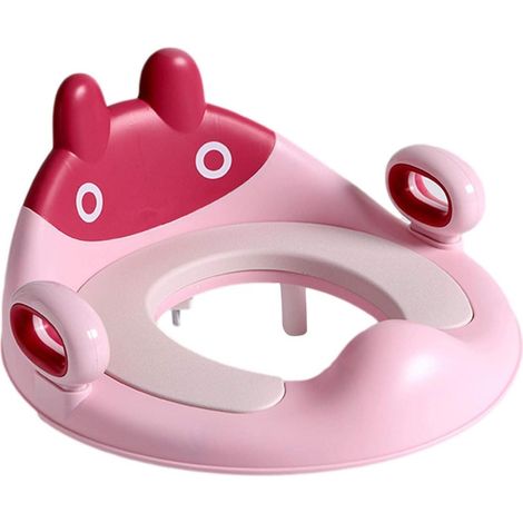 Siège de toilette pour enfants - Siège de toilette pour bébé avec poignée et design antidérapant (1/4)
