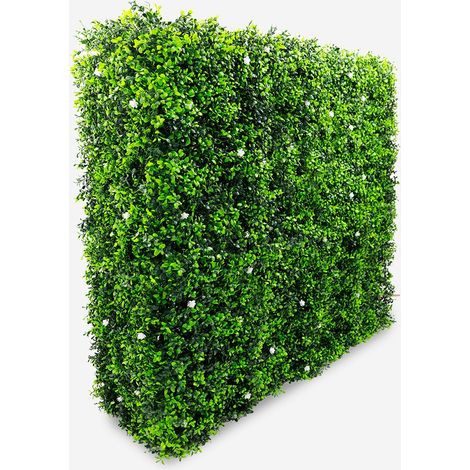 Siepe artificiale 108x33x106cm bosso sempreverde da giardino Ulmut