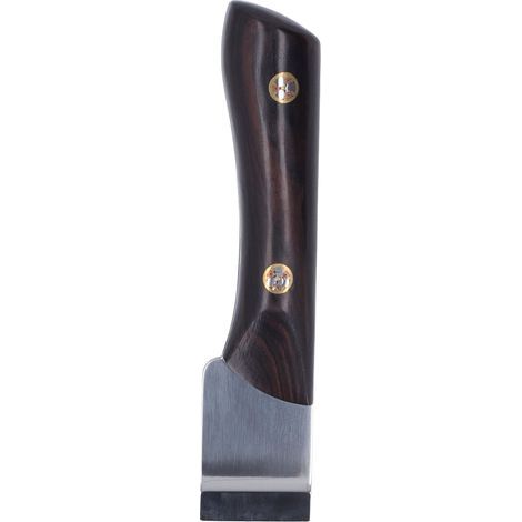Couteau de découpe cuir professionnel, lame 3cm précise, manche en bois de santal, outil idéal pour la maroquinerie DIY et les travaux du cuir. (1/5)