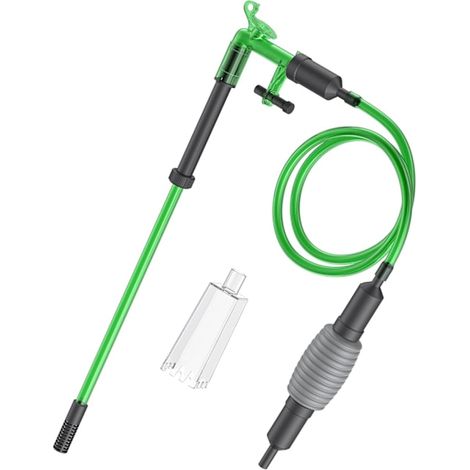 2-in-1-Aquarienwasserwechsler mit Siphon und Bodengrundreiniger zur Schlammentfernung verwendet für Wasserwechsel und Reinigung Aquarienzubehör. (1/5)