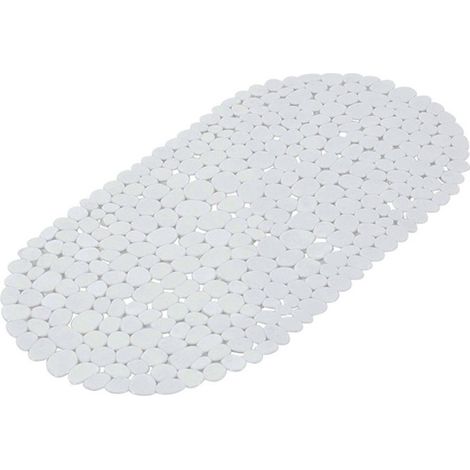 Fond de Bain Galets "Vitamine II" 36x69cm Blanc