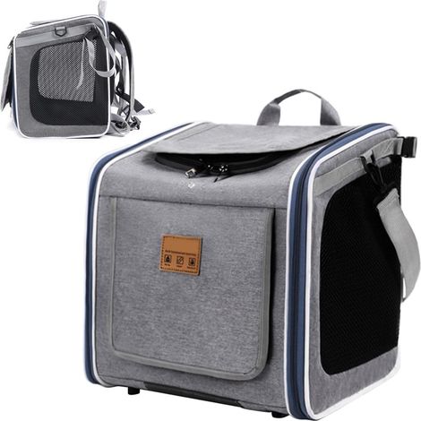 Panier vélo pour chien – pliable et léger – charge maximale 15kg – accès facile et sangles de sécurité ajustables (1/5)