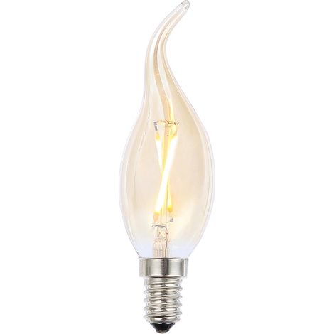 Litecraft Light Bulb 2W E14 Small Edison Screw LED Warm White - Gold Tinted (1/3)