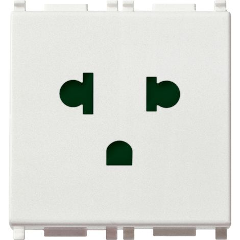 Presa Sicury 2P+T 16A Usa+Eu Bianco VIMAR 14248