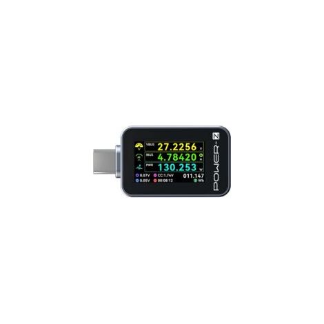Probador de potencia digital portátil USB-C Power-Z C240, compatible con hasta 240 W y PD3.1 QC5.0, para teléfonos, portátiles, cargadores y más con USB-C - Crezuo