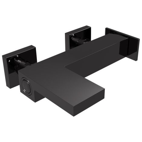 Robinet mitigeur Bain Douche Tabula Chromé Noir - CRISTINA ONDYNA TA10772