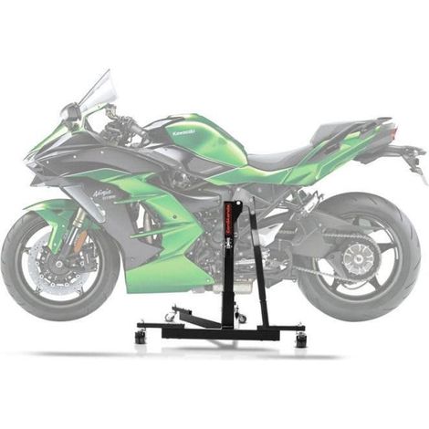 Zentralhebebühne - ConStands Power-Evo - Kompatibel mit Kawasaki Ninja H2 SX 18-25 - Tragfähigkeit 300 kg - Leichtgewicht 17 kg