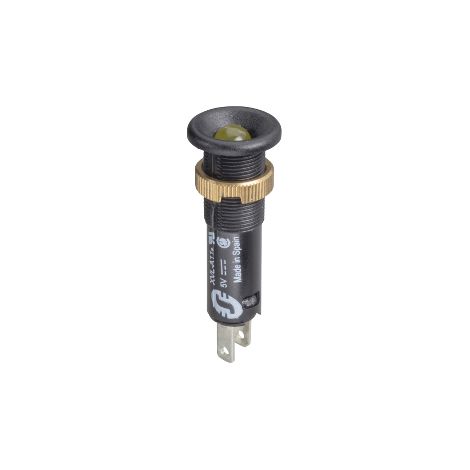 Harmony XVL - voyant LED - Ø8 - orange - 24V - col noire - cosses Faston  - XVLA135 (1/3)