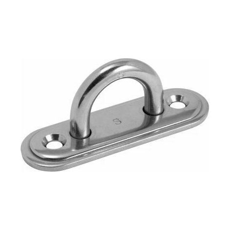 Pontet forgé platine oblongue inox A2
