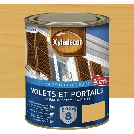 Lasure Xyladécor Volets & Portails Glycéro 8ans Chêne clair 1 L (1/3)