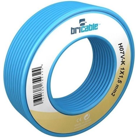 Cable Elec Hilo Flexible H07V-K Bricable 1X1,5Mm Az 100 Mt
