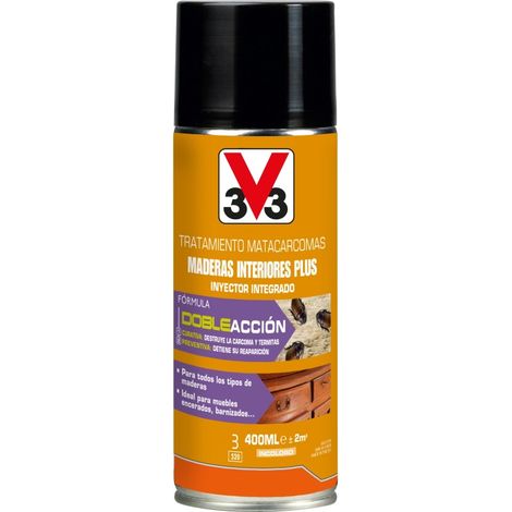 Tratamiento matacarcomas maderas interiores plus, 400 ml