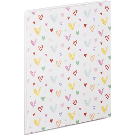 album fotografico hama shine hearts capacità 80 foto 10x15 cm