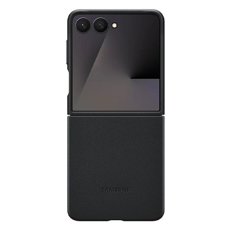 FUNDA CUERO NEGRA GALAXY Z FLIP7