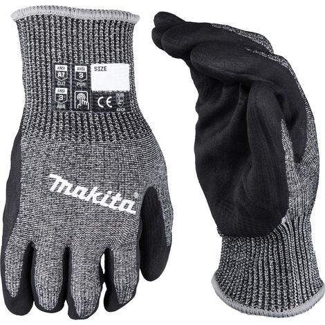 Makita Advanced FitKnit Medium Cut Level 7 Nitrile Coated Dipped Gloves Pair (1/5)