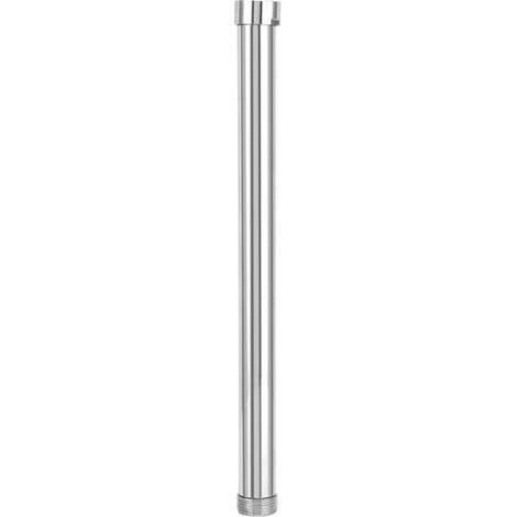 Tube d'extension de bras de douche accessoire d'extension de pommeau de douche chromé en cuivre 25mm G3/4 (1/4)