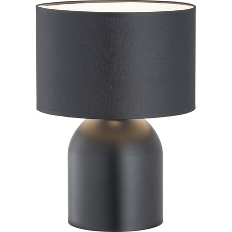 Lampada Da Tavolo Nordica Aspen 1 Luce In Acciaio Nero (1/5)