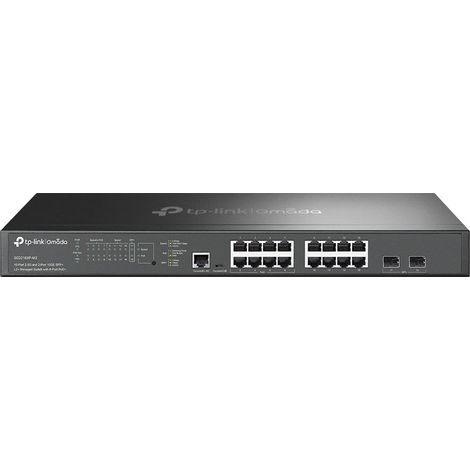 TP-Link Omada SG3218XP-M2 Netzwerk-Switch Managed L2+ 2.5G Ethernet (100/1000/2500) Power over Ethernet (PoE) 1U Schwarz