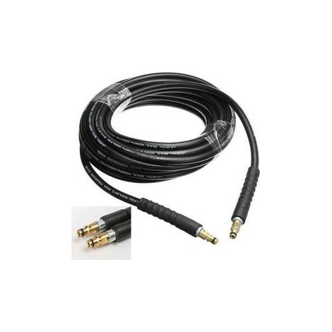 Tuyau Haute Pression - 6 M - Filetage M22 - Raccord Rapide - Pour Nettoyeur Haute Pression - 1000 À 2300 PSI (1/5)
