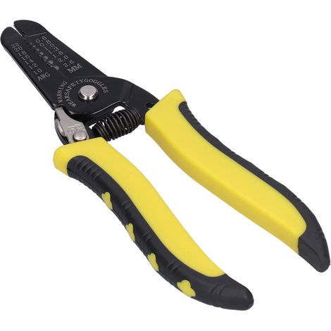 Pince à dénuder multifonctionnelle HS-1041C, portable et pratique pour le raccordement des câbles. (1/5)
