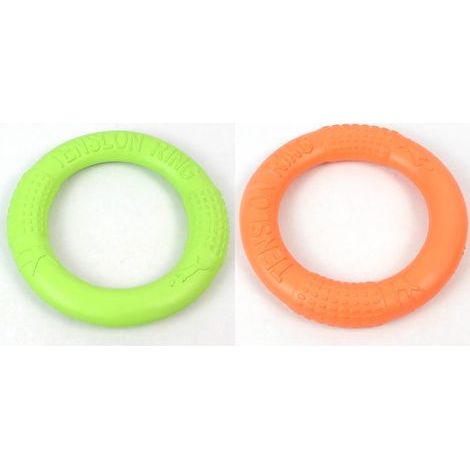 2 anneaux d'entraînement pour chiens pour les outils de remorquage flottants et les outils de jeu interactifs Frisbee pour la condition physique extérieure, Eva flottant PET anneaux d'entraînement int (1/5)