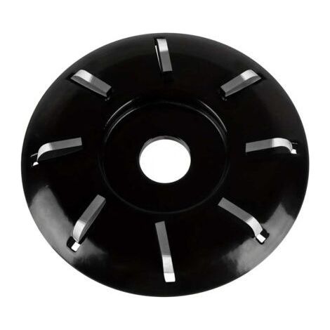 Disque à bois, racloir à six dents, ponceuse à disque pour le bois, meule à disque pour le travail du bois, outil de scie et de fraisage électrique à 8 dents, diamètre intérieur 16 mm (1/4)