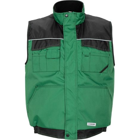 Planam Weste Outdoor Dust Gr. 3XL farngrün/schwarz (1/5)