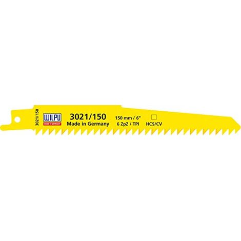 Lames scie sabre Wilpu 3021/150 130 mm 5 unités
