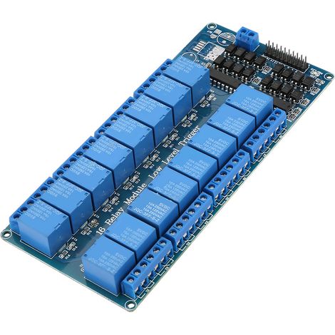 5V 16-Kanal-Relaismodul mit Optokopplerschutz und Niedrigpegelauslösung (1/5)