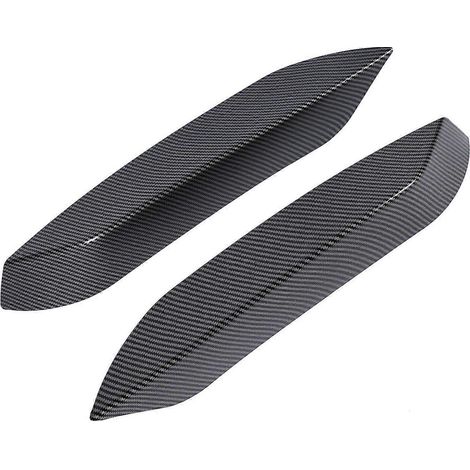 1 paire de déflecteurs d'air latéraux de pare-chocs avant, sport, gauche/droite, pour BMW F80 M3 2014–2021 à carburateur (1/5)