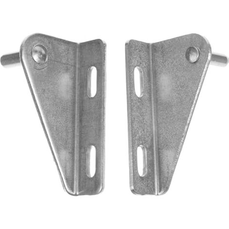Charnières de porte de petit congélateur en acier inoxydable, charnières de réfrigérateur réglables, pièces de rechange, 2 pièces, 7,5 x 3,8 x 2,5 cm, support stable (1/4)