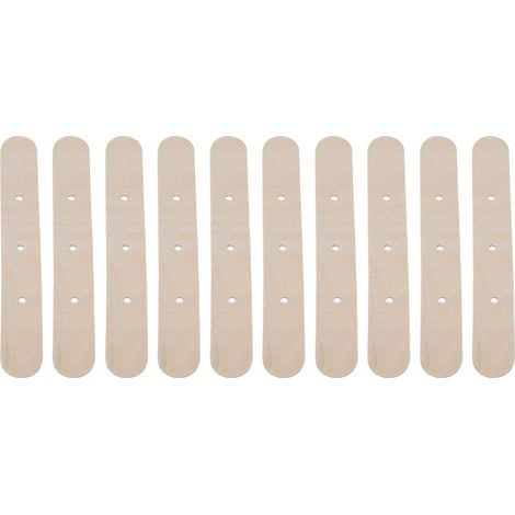 50 supports de perçage en bois avec 3 trous, adhésifs et pinces pour alignement de bougies, accessoires de fabrication manuelle (1/5)