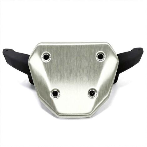 Motorrad-Windschutzscheibe, Windschutz, Windabweiser, Silber (1/5)