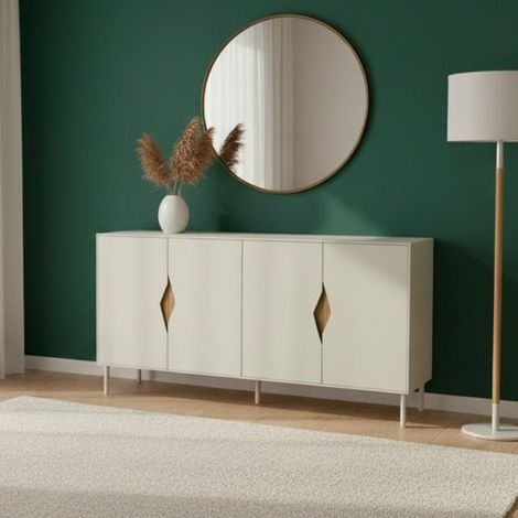 Madia 4 ante cashmere con dettagli rovere deep oud Marquise