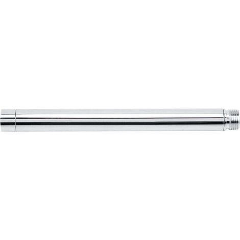 Round Stainless Steel Shower Arm, 8 Inch Shower Extension with Chrome Plating (1/5)