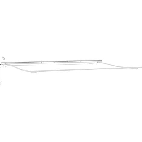 Maison Exclusive - Struttura della tenda Bianco 600 × 300 cm Alluminio
