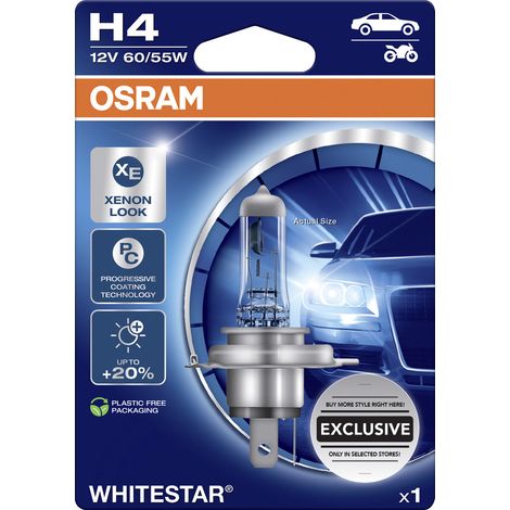Osram Scheinwerferlampe H4 Whitestar 2.0 Scheinwerferlampe (1/2)