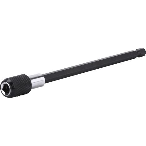 1pc Porte Embout 1/4" Magnétique Extension de Vissage Tournevis Ralle Tige Hexagonal 60/100/150mm (150mm-Noir). (1/2)