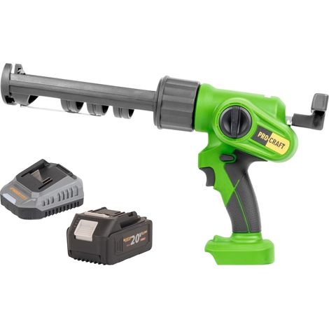 Pistola de cartuchos con batería Procraft PC20bb 20 V 2000 N 280 - 310 ml + 1 batería 4,0 Ah + cargador (1/5)