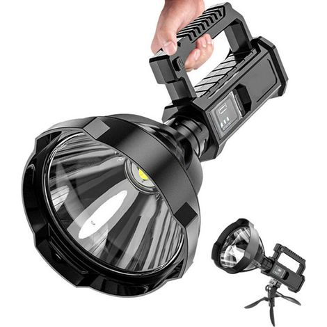 Camping en plein air Portable projecteur étanche LED torche Rechargeable torche multifonctionnelle pour intérieur et extérieur W590