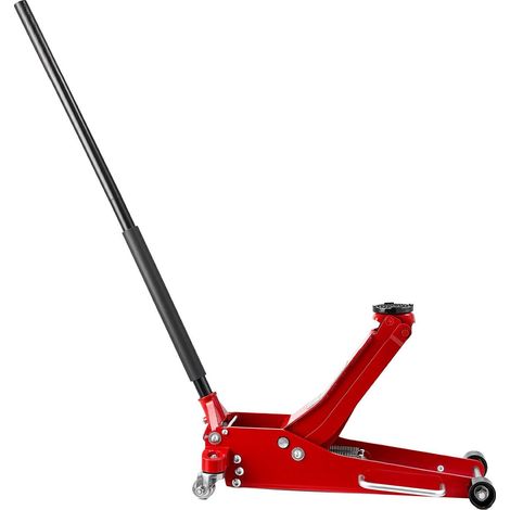Cric hydraulique extra-plat 3 tonnes en aluminium avec pompe à levage rapide pour voitures de sport, berlines et SUV, plage de 85 à 515 mm. (1/5)
