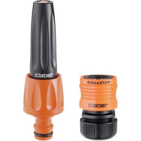 CLABER - SET CON LANCIA A SPRUZZO REGOLABILE E RACCORDO AUTOMATICO 1/2" 8800 (1/4)