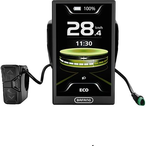 Pantalla para bicicleta eléctrica, pantalla TFT de 4 pulgadas, diseño resistente al agua, DPC010 (protocolo CAN) (1/2)