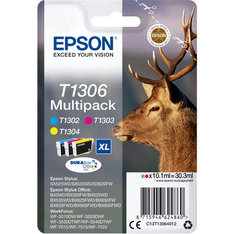 Epson Stag T1306 cartouche d'encre 1 pièce(s) Original Cyan, Magenta, Jaune (1/2)